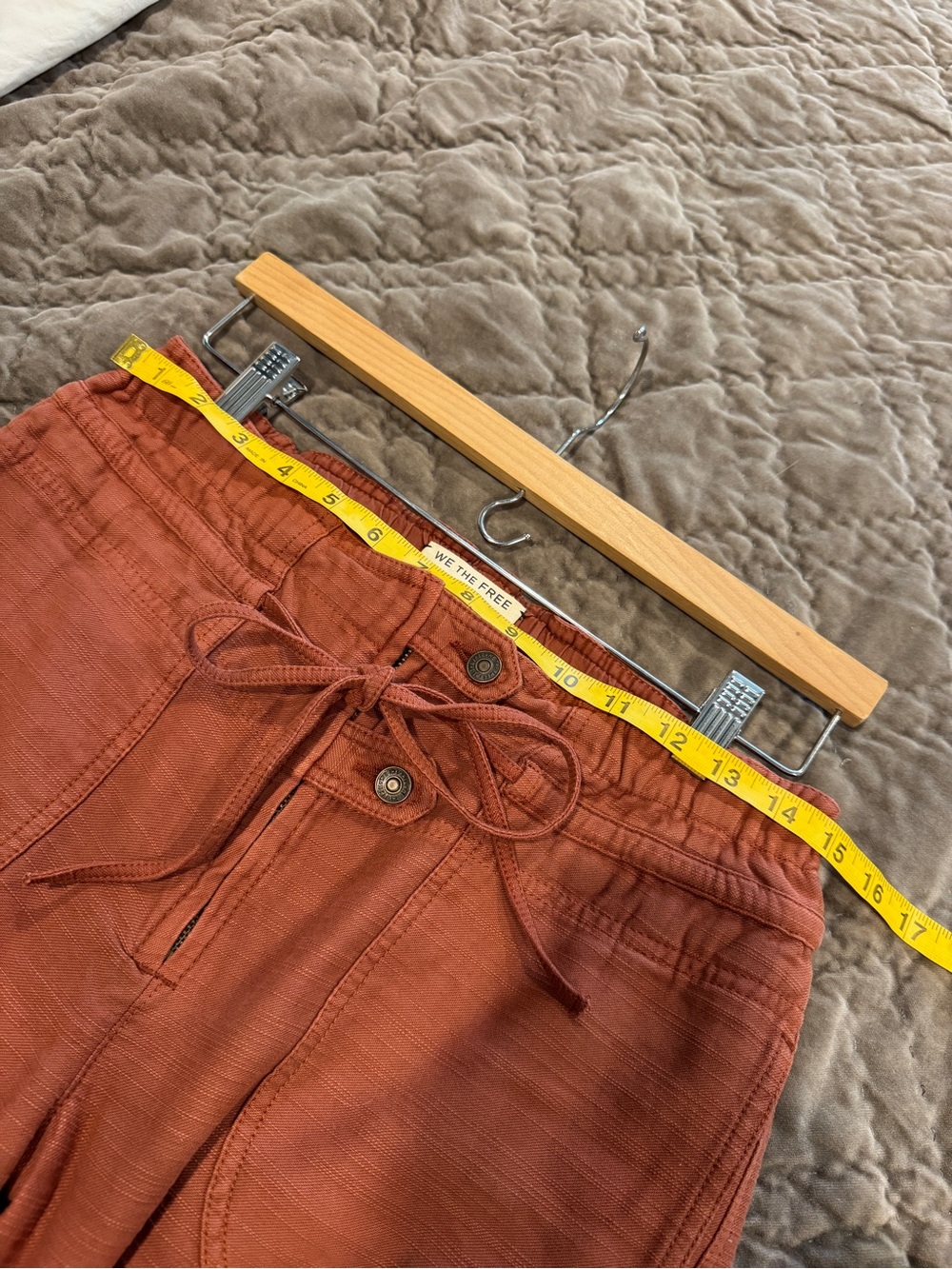 Free People Rust Pants Size Small - Picture 5 of 7